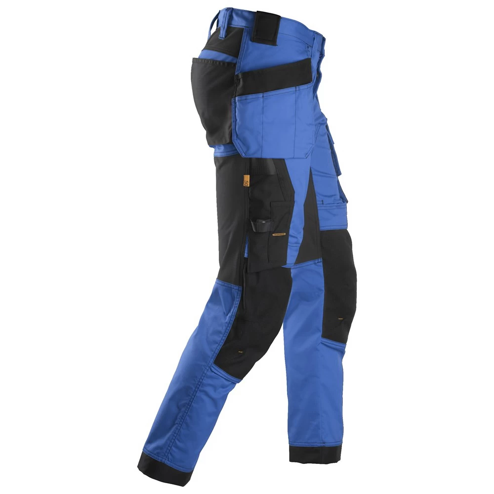 Snickers werkbroek 6241 true blue-black (met holsterpockets)