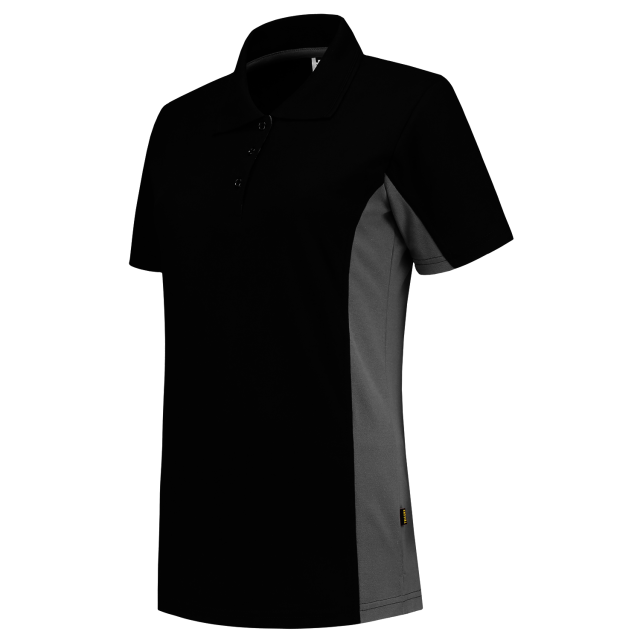 Tricorp poloshirt 202003 black-grey (dames)