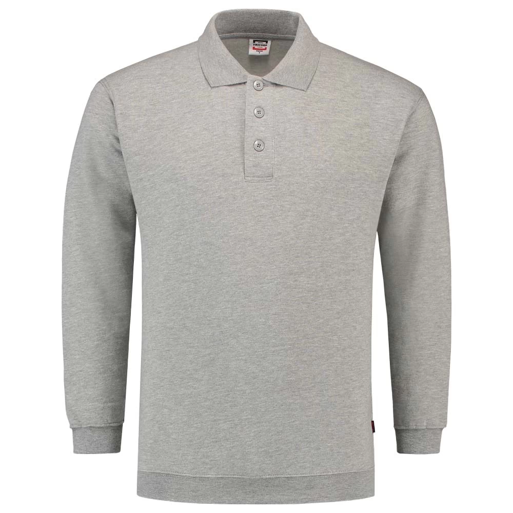 Tricorp Polosweater boord 301005 greymelange