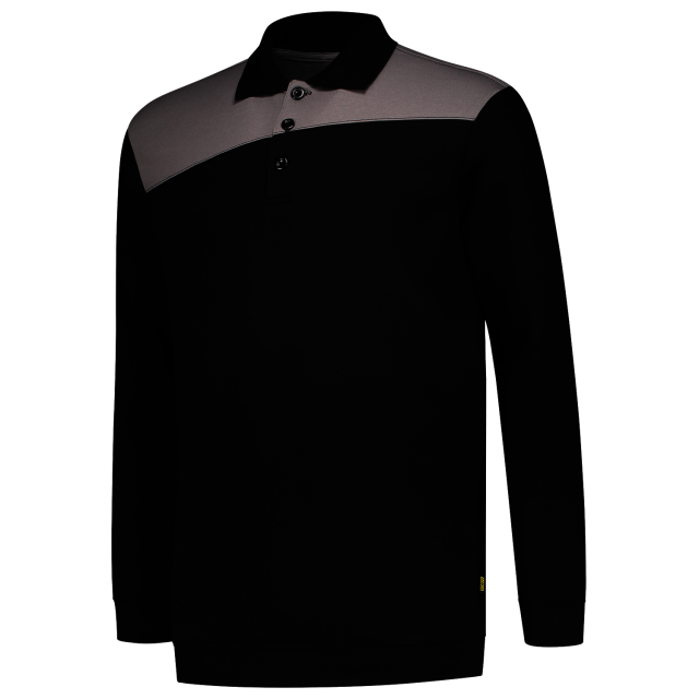 Tricorp polosweater bicolor 302004 black-grey