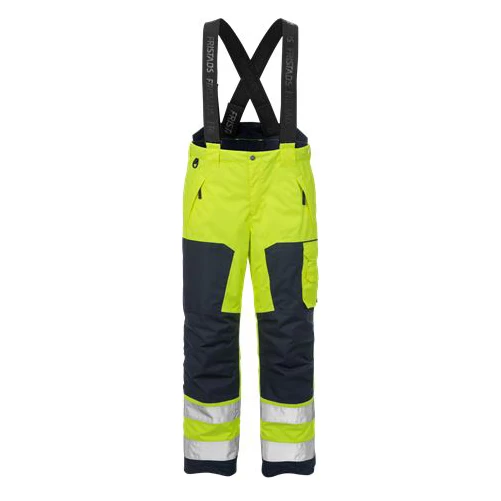 Fristads werkbroek 2035 geel-blauw high visibility (gevoerd)