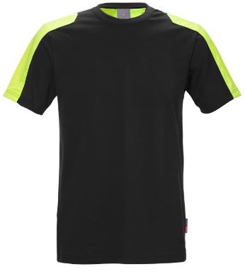 Fristads t-shirt 7447 zwart-geel