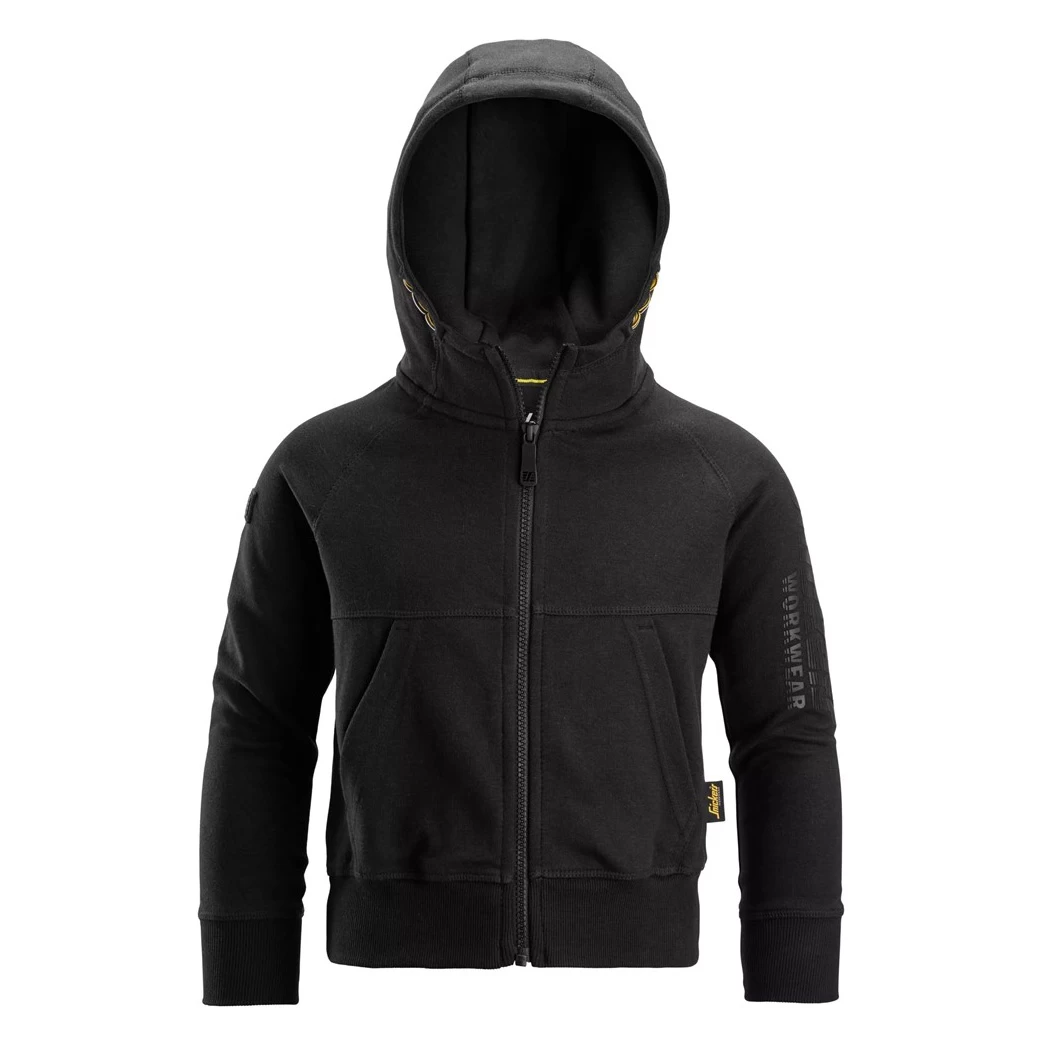 Snickers zip hoody kids 7512 black
