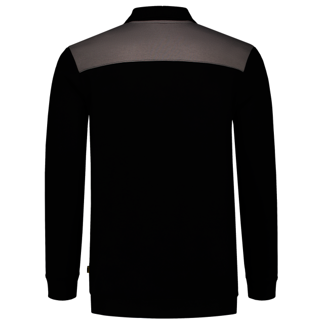 Tricorp polosweater bicolor 302004 black-grey