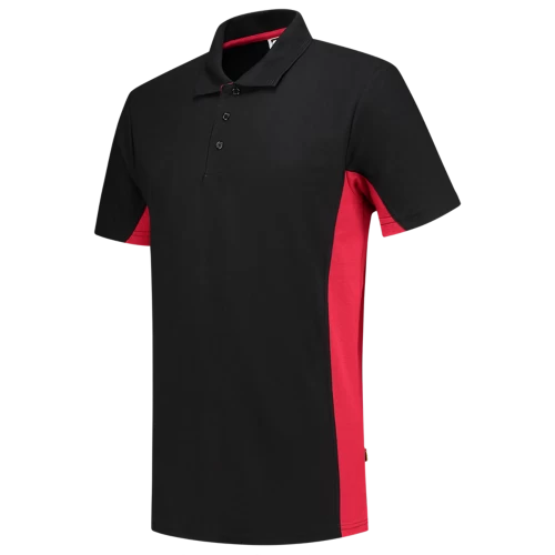 Tricorp poloshirt 202004 black-red