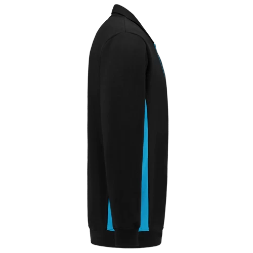 Tricorp polosweater 302001 bicolor black-turqouise