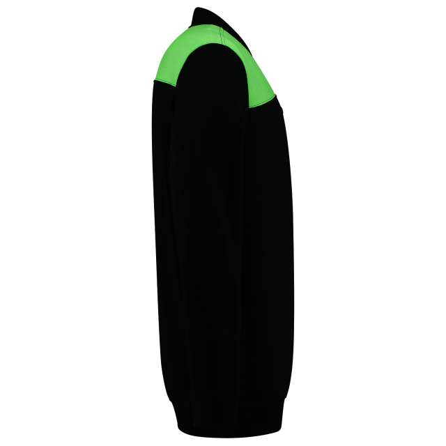 Tricorp polosweater bicolor 302004 black-lime