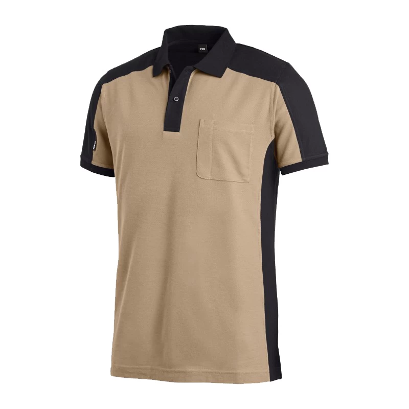 FHB poloshirt Konrad beige-zwart