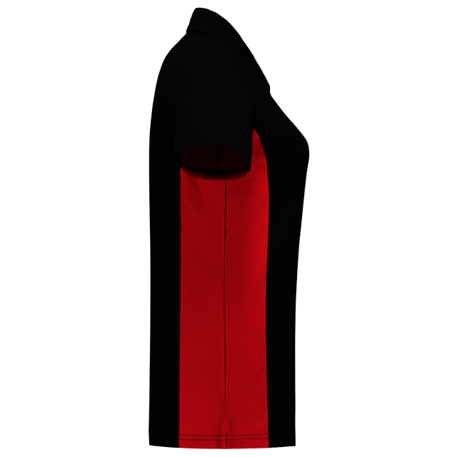 Tricorp poloshirt 202003 black-red (dames)