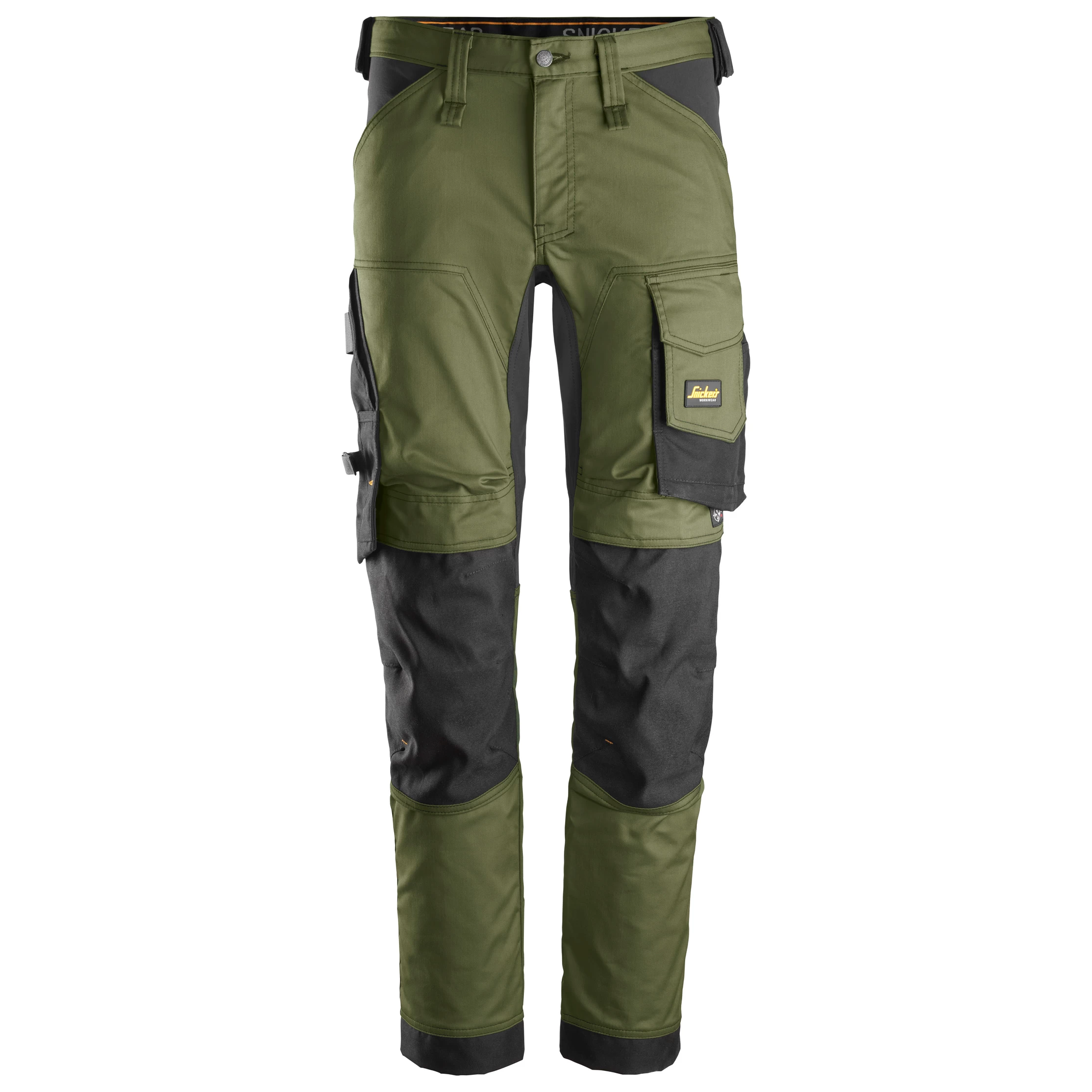 Snickers werkbroek 6341 khakigreen -black