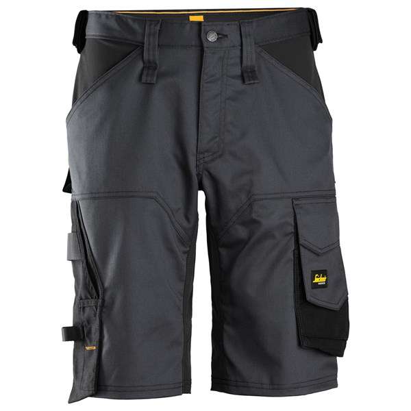 Snickers korte broek 6153 steelgrey-black