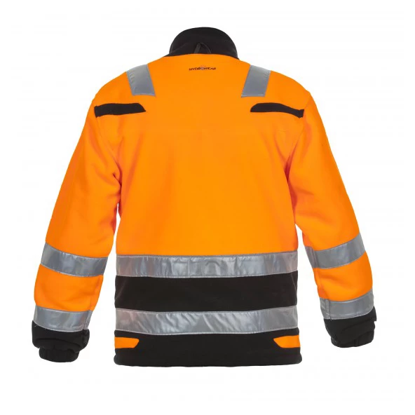 Hydrowear fleecejack Torgau orange-black (high visibility)