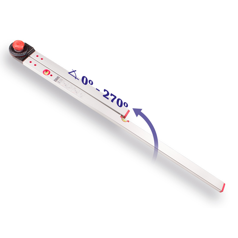 Verstelbare hoekmeter (haakse hoek)