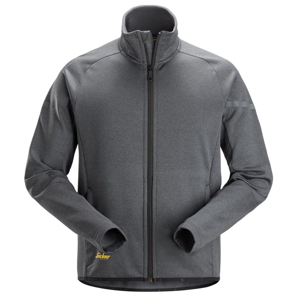 Snickers fleece jack 8051 steelgrey-black