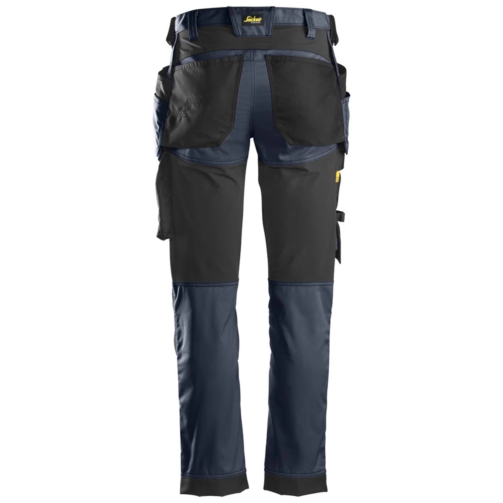 Snickers werkbroek 6241 navy-black (met holsterpockets)