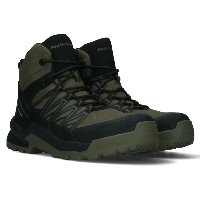 FootFellas werksch. Duncan zwart/olijf