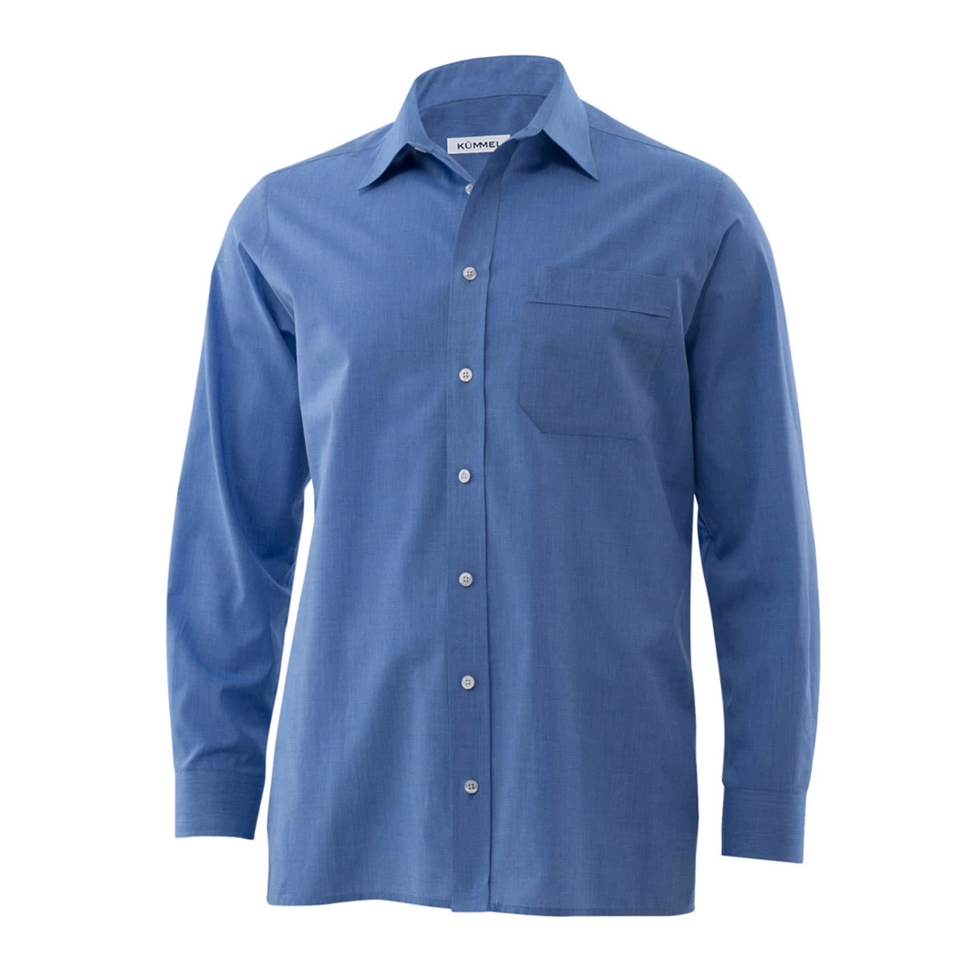 Kummel overhemd Stanley LM m.blauw