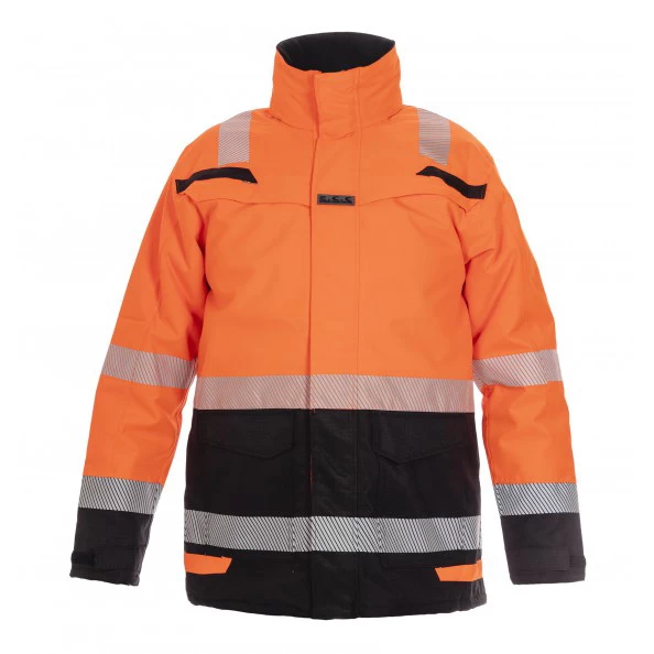 Hydrowear parka Utah orange-black (high visibility)