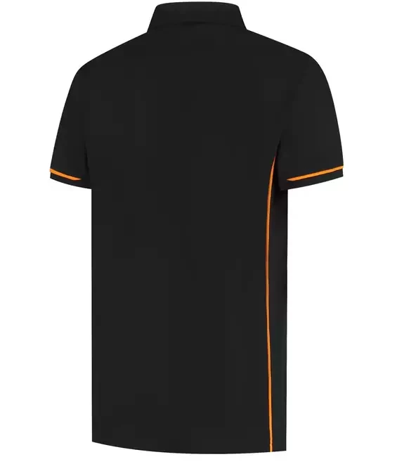 Santino poloshirt Carsen black-or.