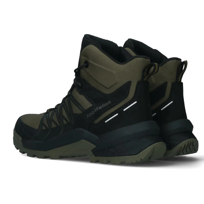 FootFellas werksch. Duncan zwart/olijf