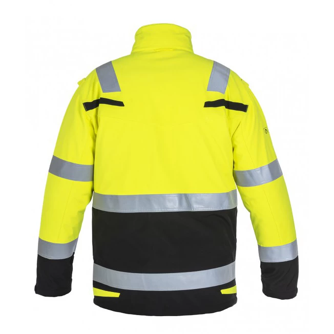 Hydrowear softshelljas Menorca yellow-black