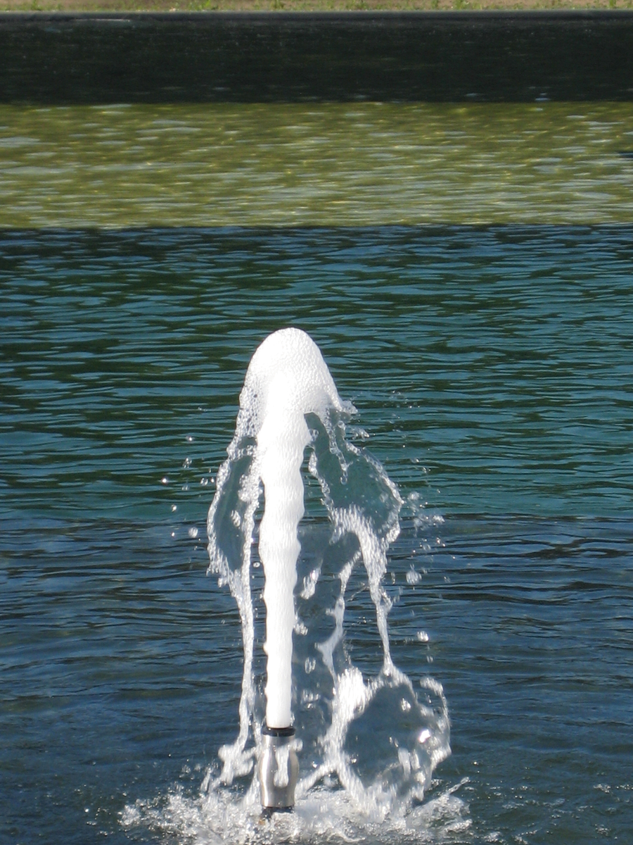 Oase schuimbron spuitkoppen