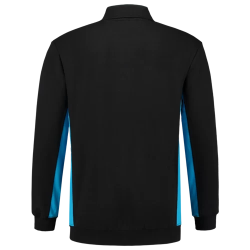 Tricorp polosweater 302001 bicolor black-turqouise