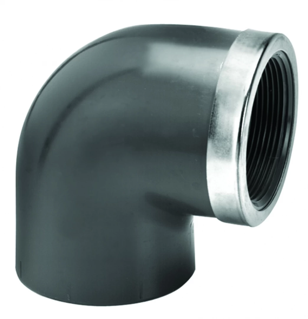 PVC Versterkte knie 90° 