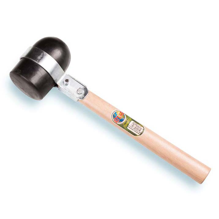 Rubber hamer met beugel