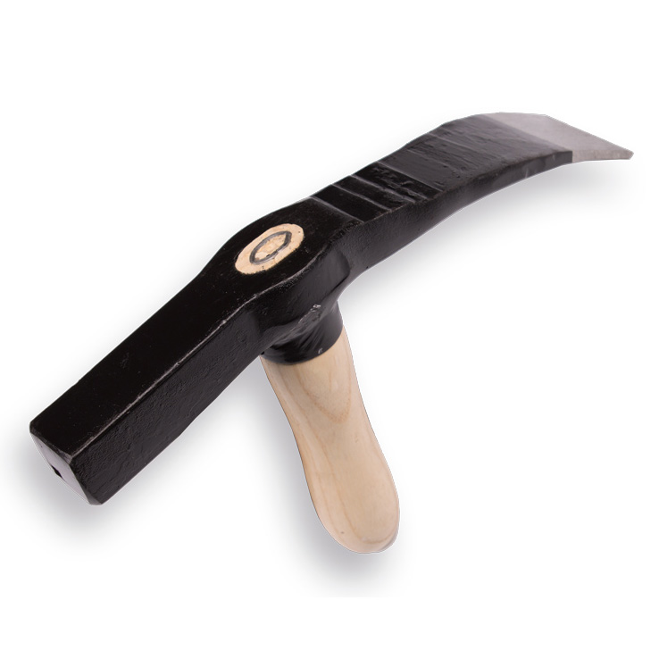 Straathamer met houten steel