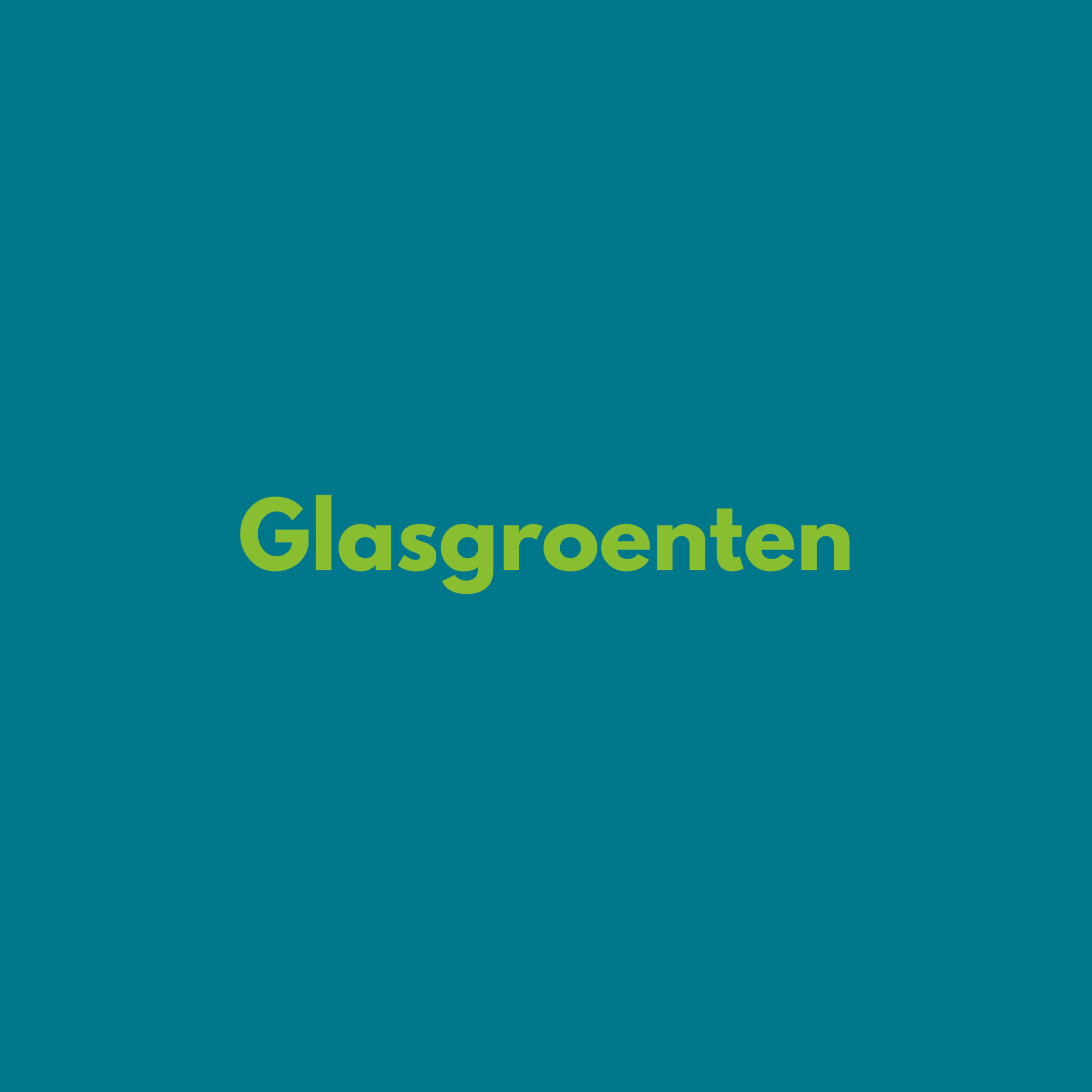 Glasgroenten