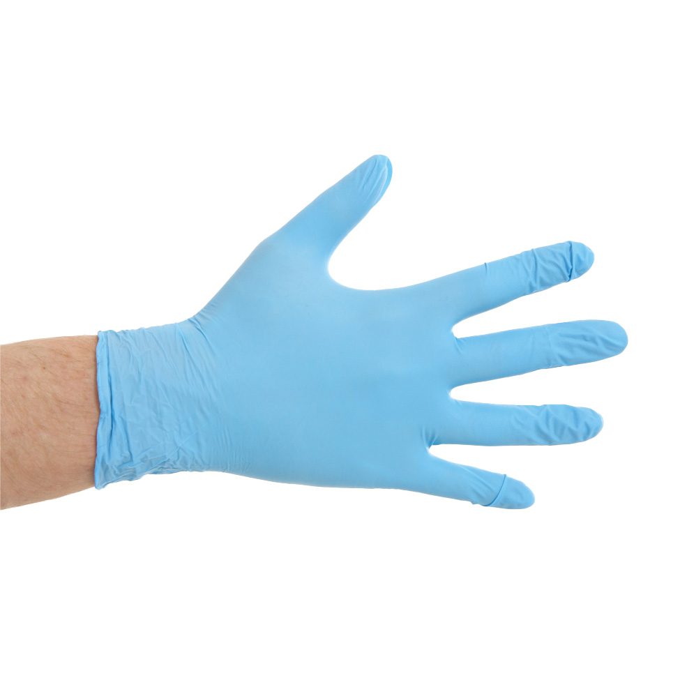 Nitril disposable handschoen blauw