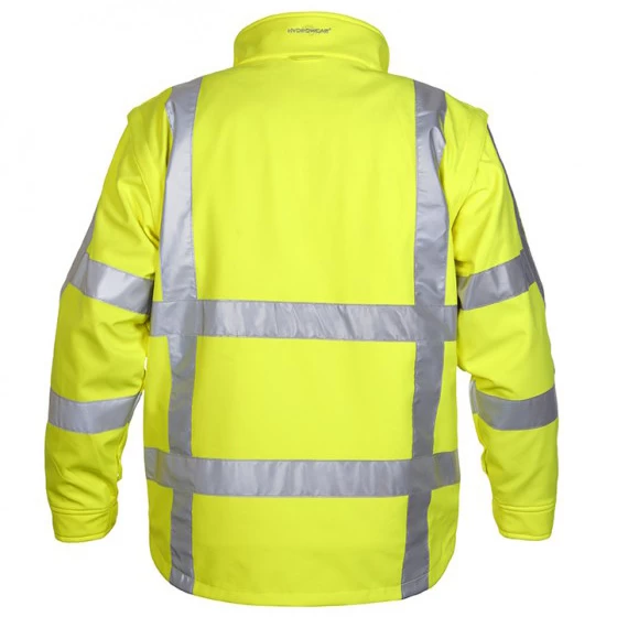 Hydrowear softshelljack Toulon geel