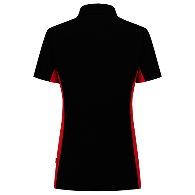 Tricorp poloshirt 202003 black-red (dames)