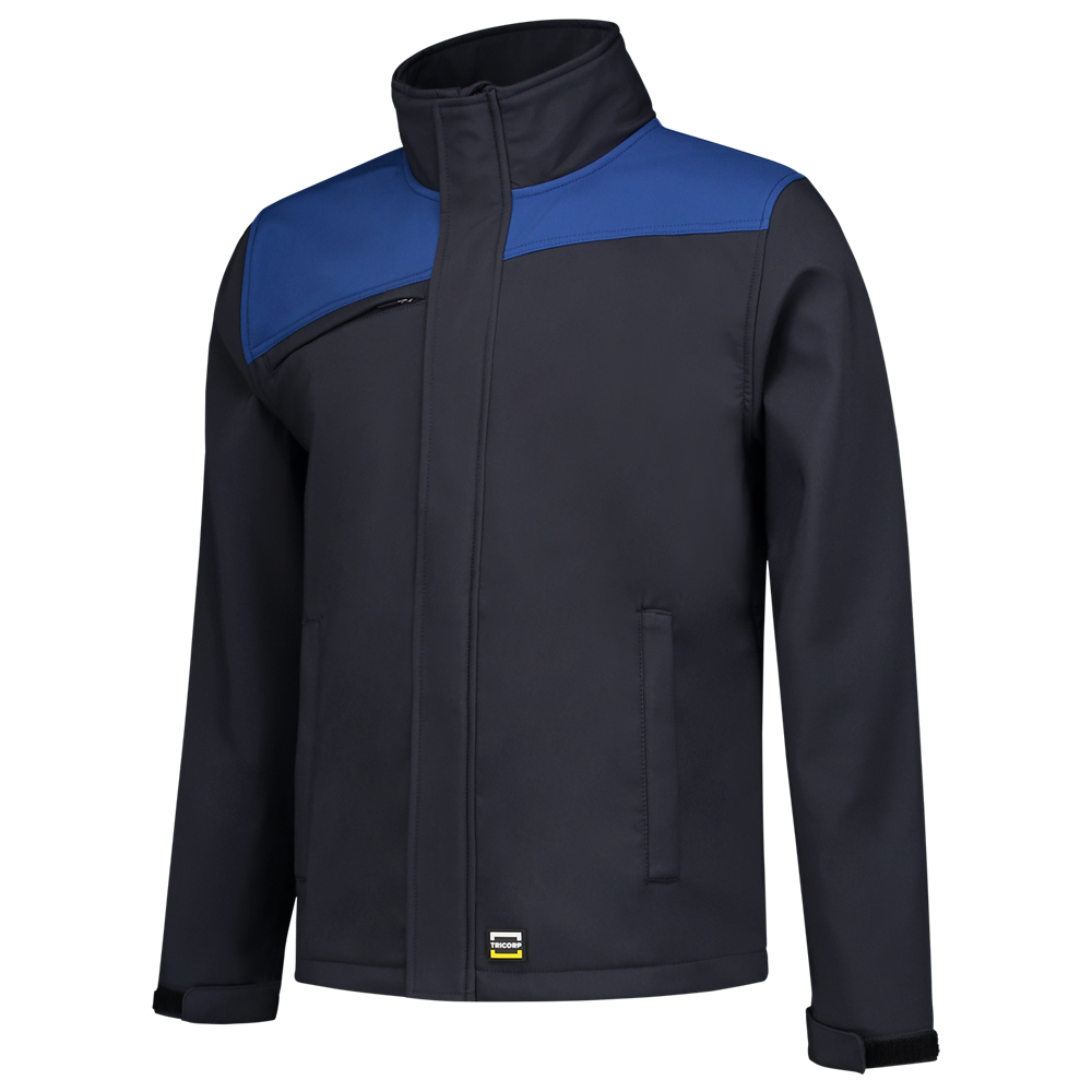 Tricorp softshelljas 402021 navy-royalblue