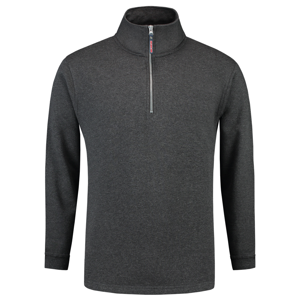 Tricorp sweater 1/2 rits 301010 antracite