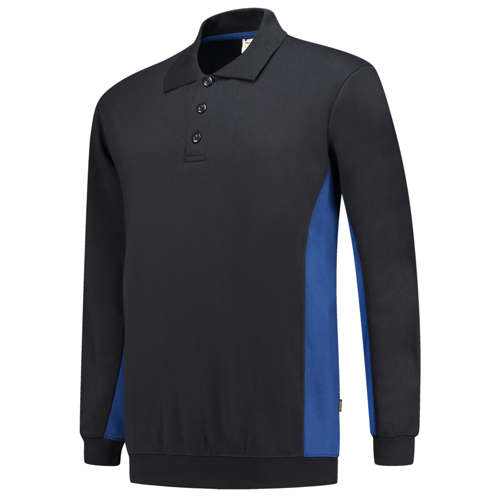 Tricorp polosweater bicolor 302003 navy-royal
