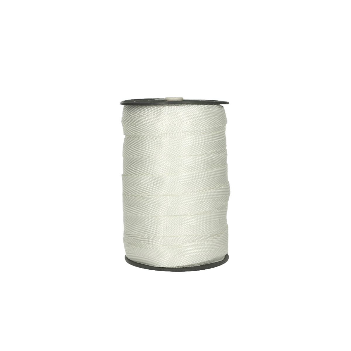 Tunnelband PP wit 25mm plat 100mt