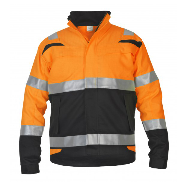 Hydrowear jas Minsk oranje-zwart