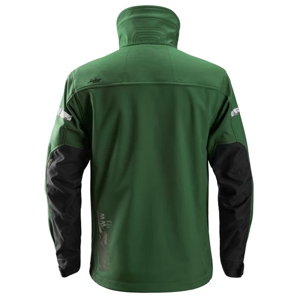 Snickers softshelljas 1200 forest green-black