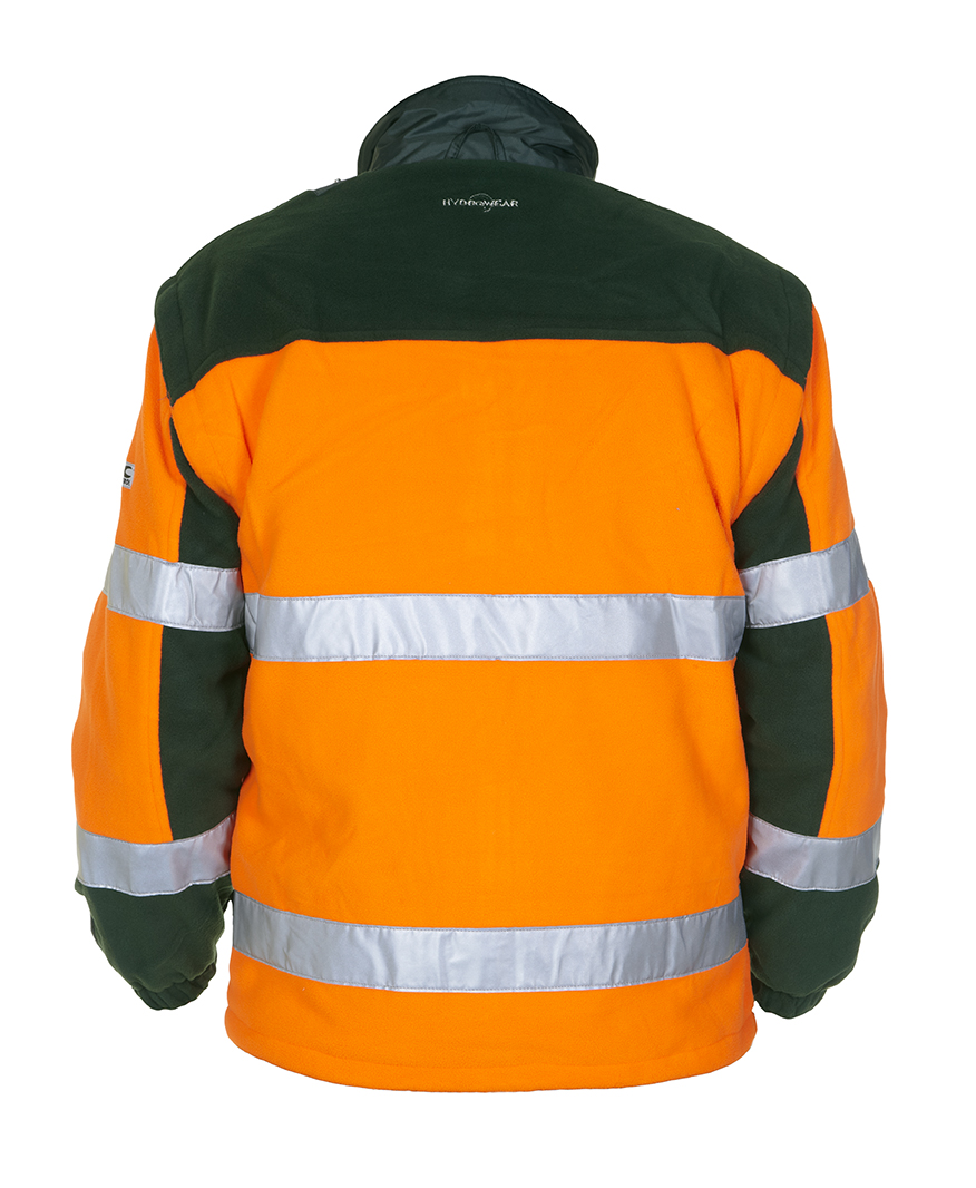 Hydrowear fleece Fulham orange-green (high visibiltiy)