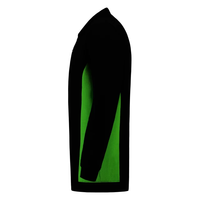 Tricorp polosweater bicolor 302001 black-lime