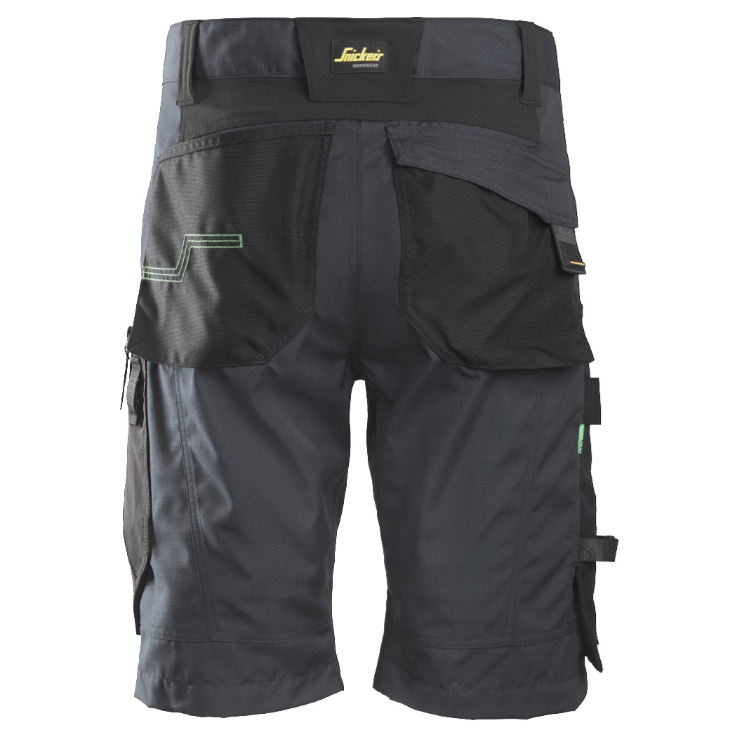 Snickers korte broek 6914 steelgrey-black