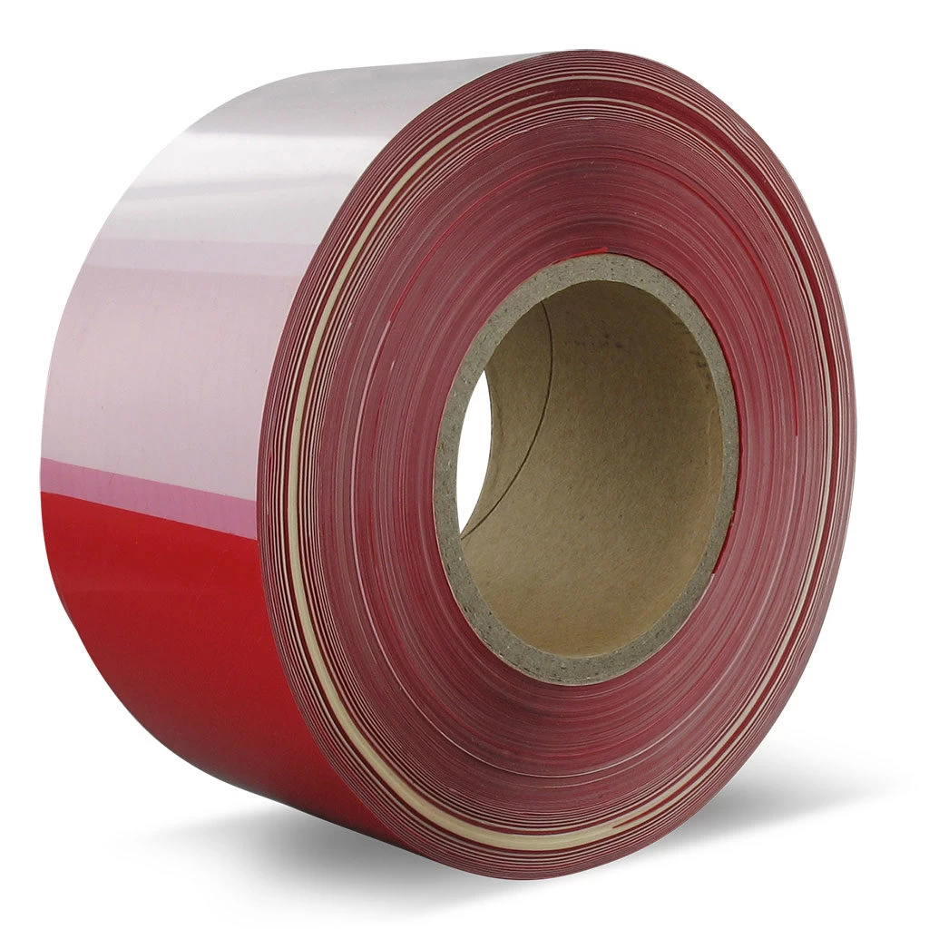 Afzetband rood/wit dispenserdoos