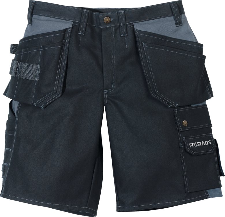 Fristads korte broek 201 zwart (met holsterpockets)