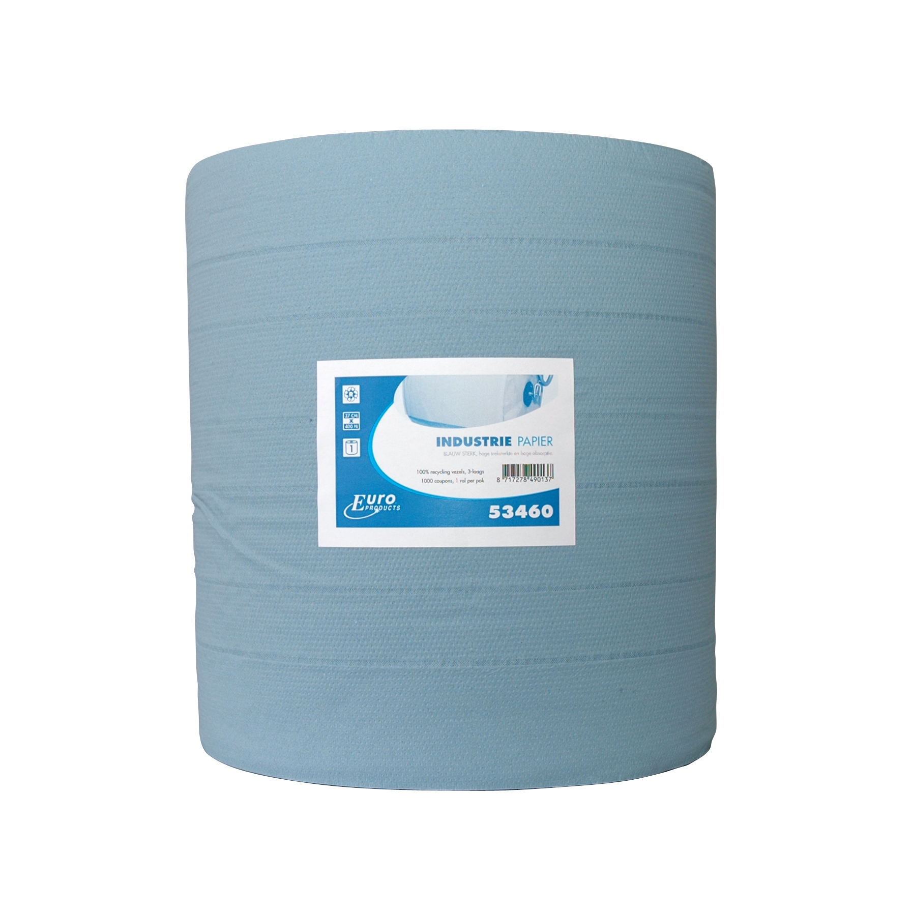 Euro industriepapier blauw