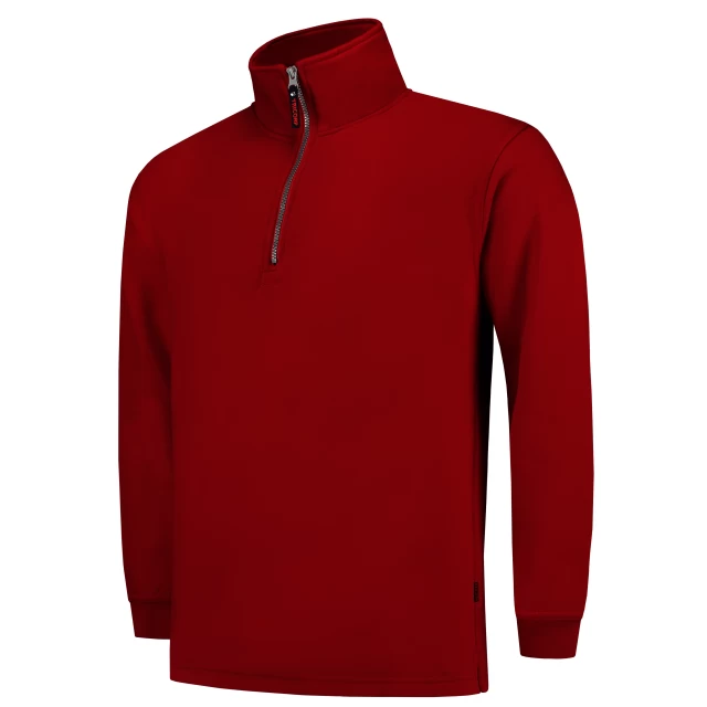 Tricorp sweater 1/2 rits 301010 red