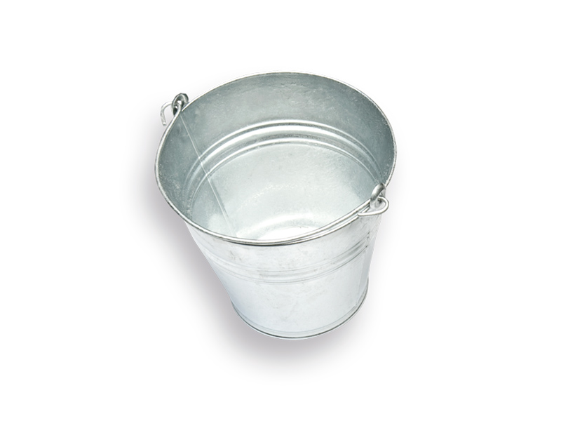 Emmer verzinkt + hengsel 11ltr