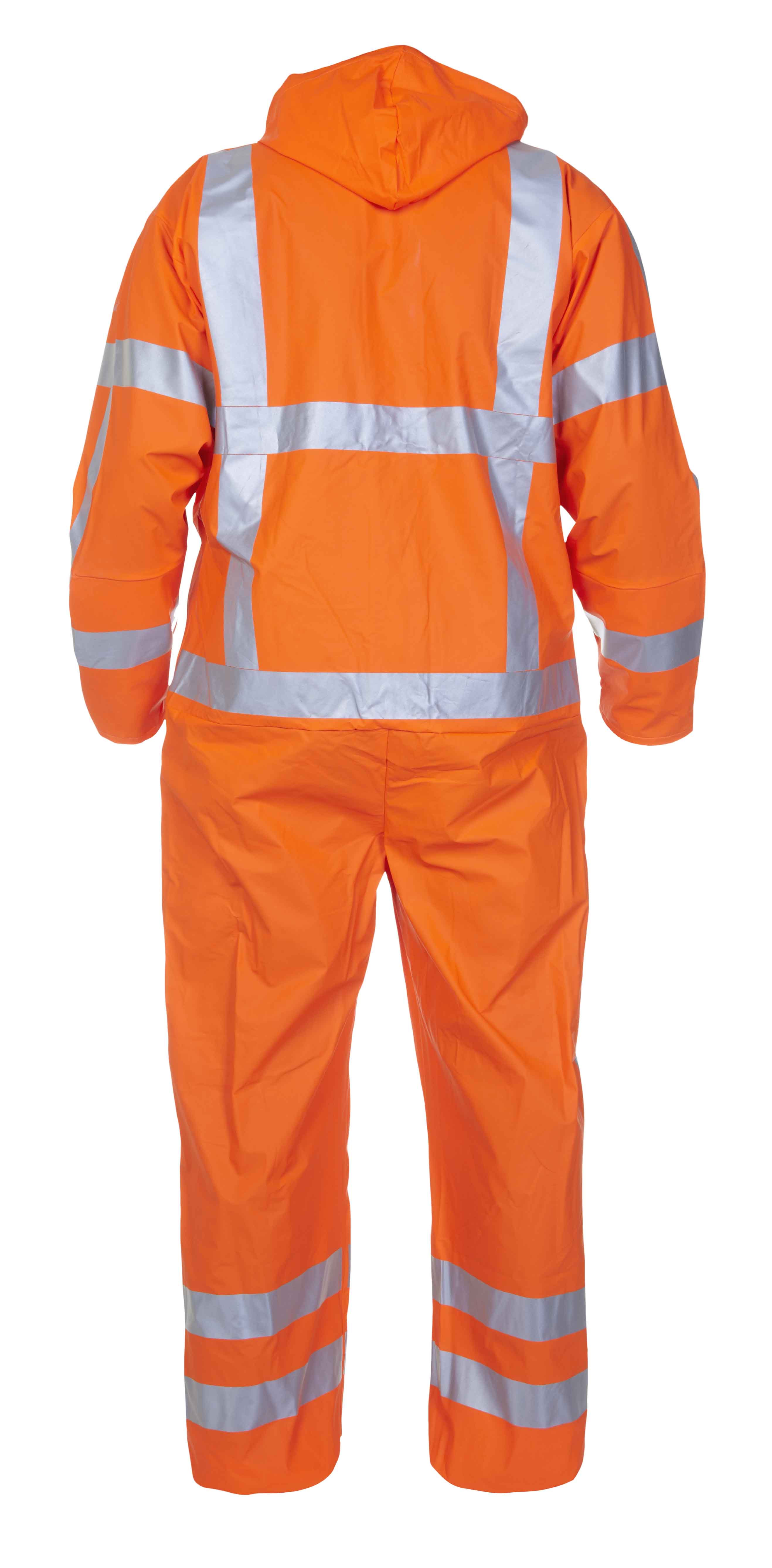 Overton overall fluor oranje 5049