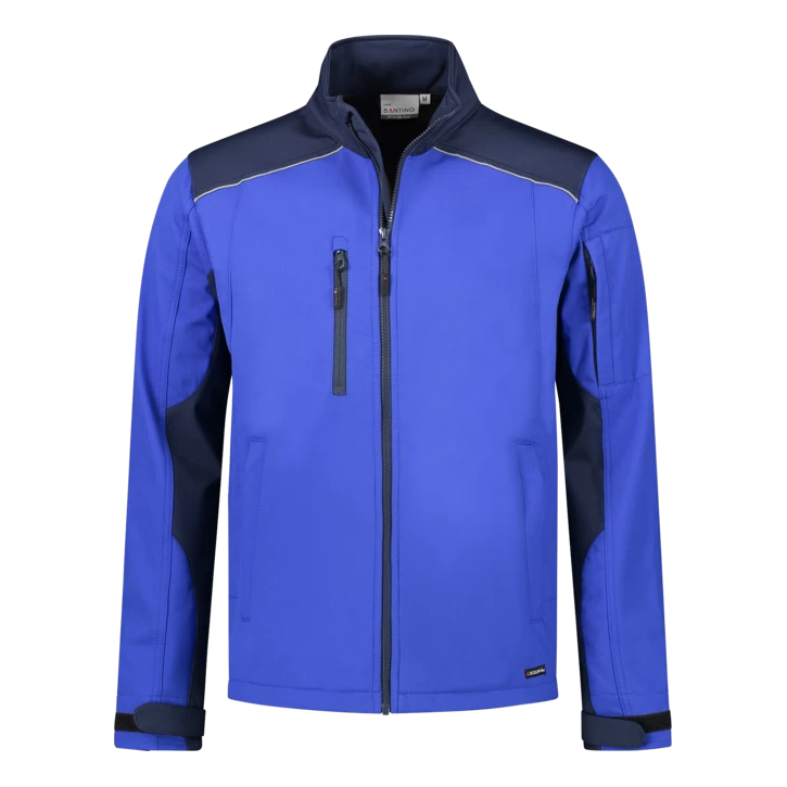 Santino softshelljas Tour royalblue-navy
